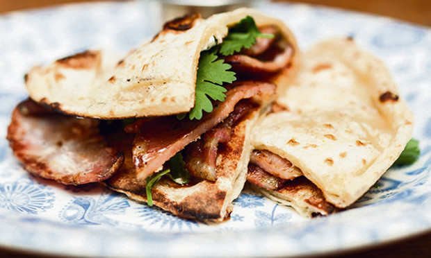 Taste of Bombay? A Dishoom bacon naan roll