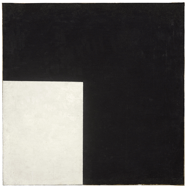 Kazimir Malevich – Black and White Suprematist Composition 1915. Image courtesy of Moderna Museet Stockholm 