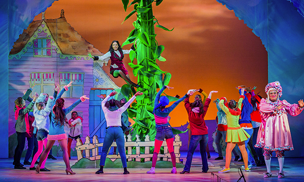 The cast of Jack and the Beanstalk at Hackney Empire. Photograph: Robert Workman