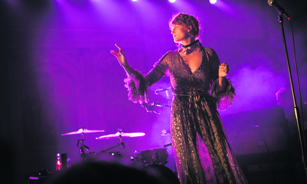 Florence and the Machine live in Hackney. Photograph: Dan Dennison
