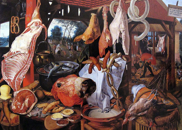 ‘The Meat Stall’ by Peter Aertsen (circa 1508–1575). Image: Wikimedia Commons