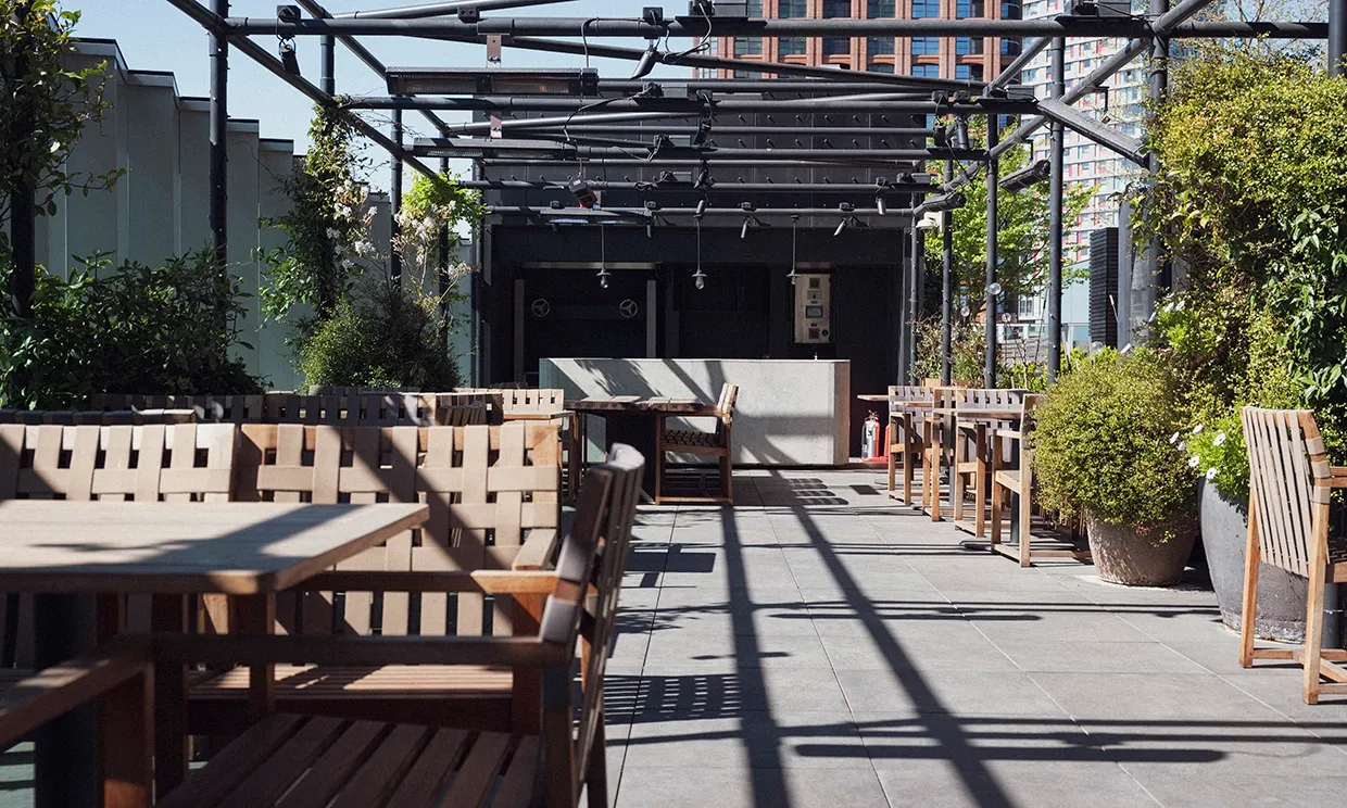 The terrace at Kokin