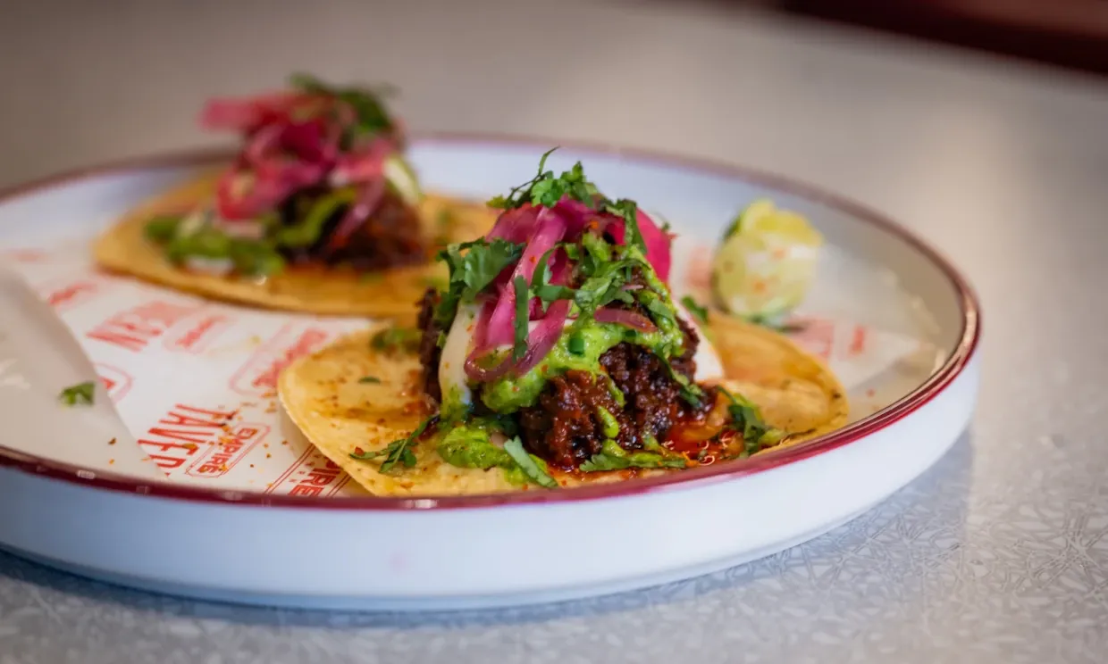 Tacos close-up, as featured for Taco Tuesdays.