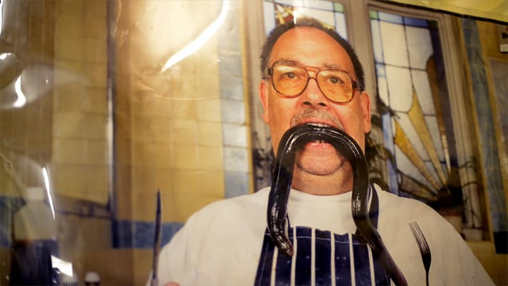 Traditional fare: an East End pie and mash shop