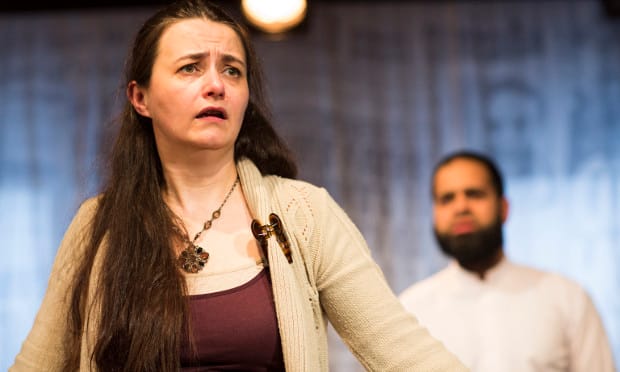 Karen Bartke and Umar Ahmed in My Name Is... Photograph: Helen Maybanks