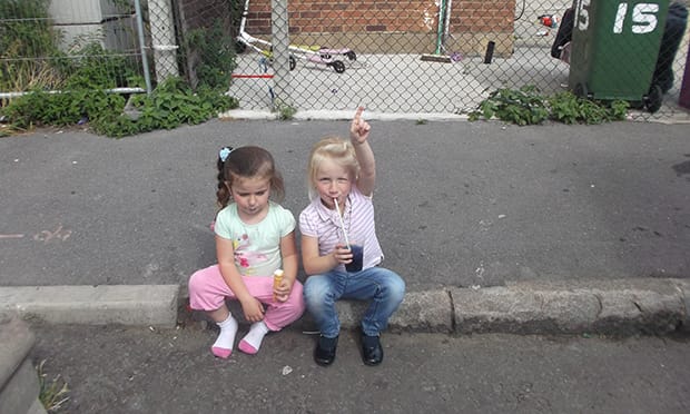 Traveller children. Photograph: Malita O'Donoghue