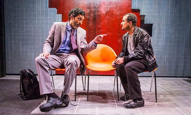 Selva Rasalingam and Nabil Elouahabi in The Nightmares of Carlos Fuentes. Photograph: Judy Goldhill