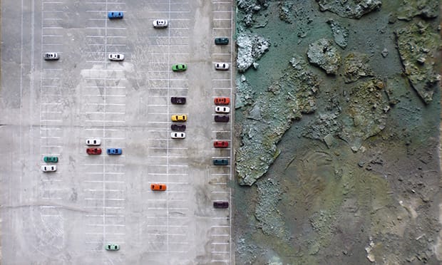 Details from 'Car Park' by Jock McFadyen