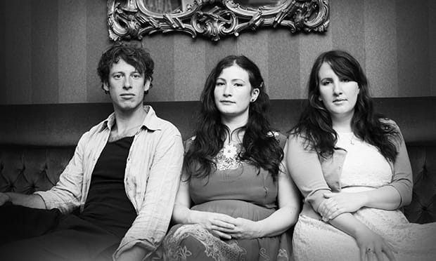 Sam Lee, Rachel and Becky Unthank. Photograph: Sarah Mason