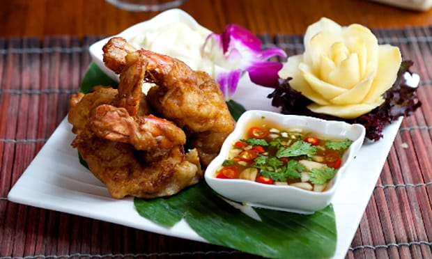 rawn tempura at Yum Yum. Photograph: Yum Yum Thai Restaurant
