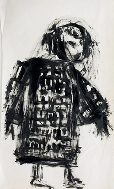 Small Figure by Mary Barnes. Image courtesy of Dr. J Berke, photograph: Ollie Harrop