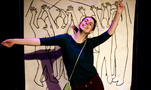 Hannah Moss in So it Goes at Iron Belly, Underbelly Edinburgh. Phpotograph: Richard Davenport