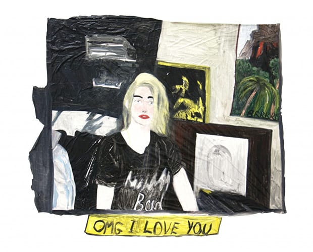 OMG I Love You by East London Painting Prize fainlist Marie Jacotey-Voyatzis
