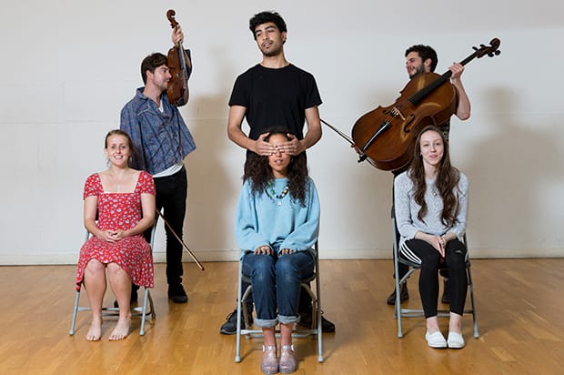 Sensory Score performers. Photograph: Eleonore de Bonneval