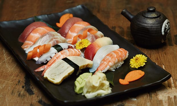 Tokujo Nigiri Plater at Sushinoen