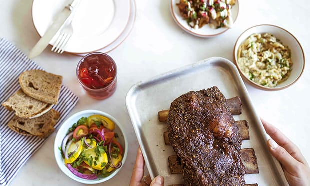 Jewish New Year nosh. Photograph: Giulia Mulè