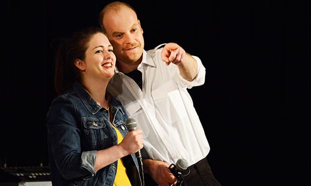 Brenda Alison O’Donnell as Brenda Jack Tarlton as Robert. Photograph: Nobby Clark