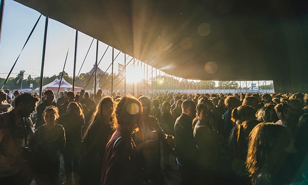 Anticipant crowds... Photograph: Carolina Faruolo