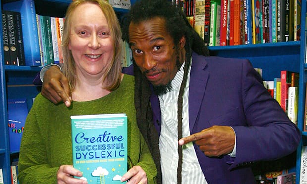 Margaret Rooke with Benjamin Zephaniah