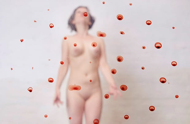 Performance artist Poppy Jackson. Photograph: Manuel Vason / DARC