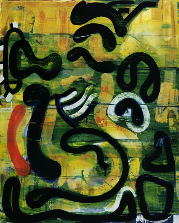 George Blacklock, Pieta XI, 2006, oil on canvas, 153 x 122 cm (c) George Blacklock, Courtesy of Flowers Gallery, London and New York