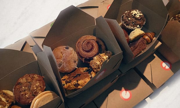 Boxes of pastries