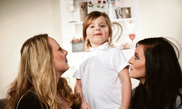 Jenny Molloy (left) with her daughter (right) and granddaughter (centre). Photograph courtesy of Jenny Molloy